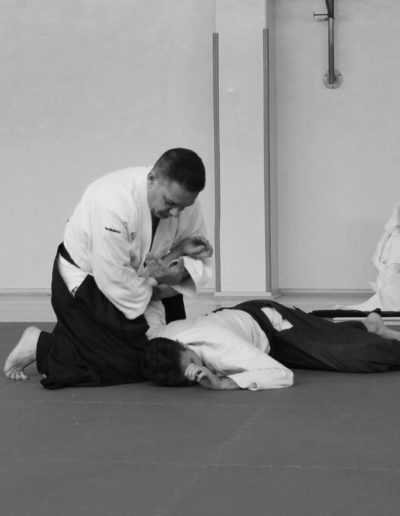 Nekobukai. Sensei Roberto Ferrari compie un atterramento